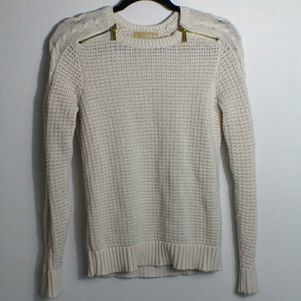 Michael Michael Kors cream sweater ladies small